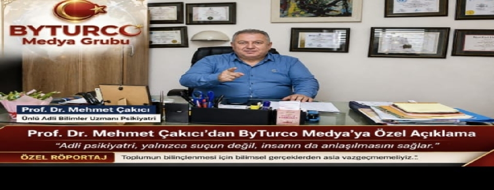 KKTC'li Ünlü Prof.Dr .Mehmet Çakıcı Gençlerin Şiddet Eğilimi ve Akran Zorbalığına Çözümü Anlattı